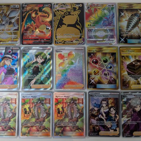 Pokemon TCG near-mint ultra rares