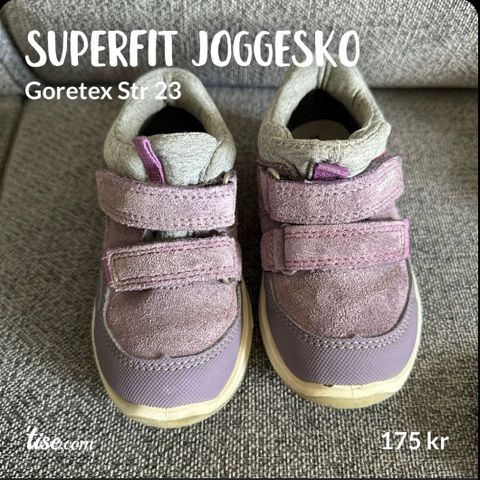 SuperFit Goretex joggesko str 23