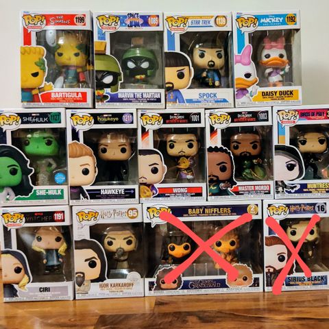 Funko Pop figurer