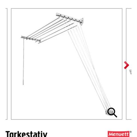 Takhengt tørkestativ Jula