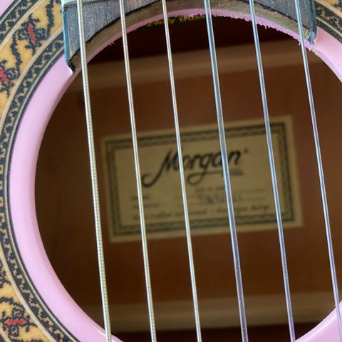 Morgan akustisk gitar til barn ( rosa )