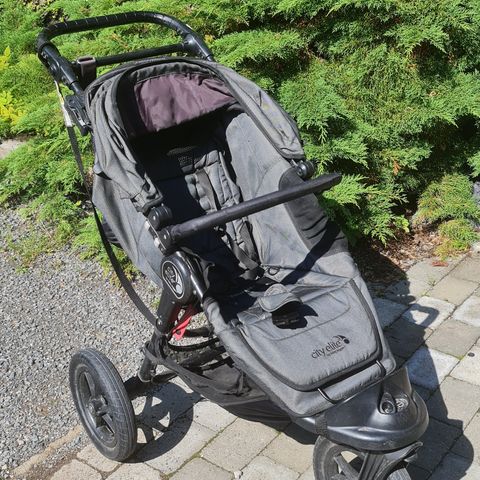 Baby jogger elite barnevogn med liggedel