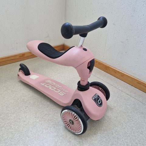 Scoot & Ride Highwaykick 1 sparkesykkel (rosa)