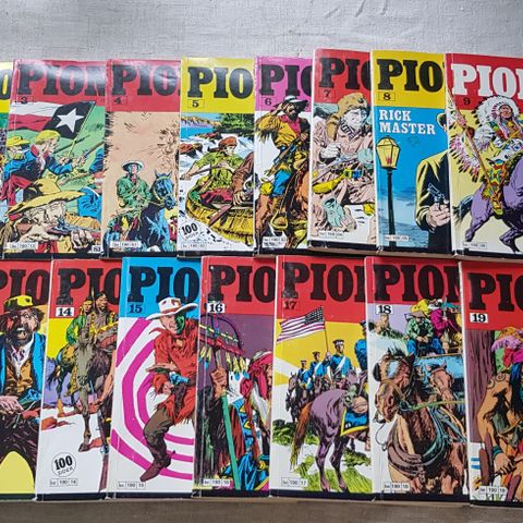 Komplett PIONER samling fra 1981-88