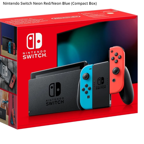 Nintendo Switch Neon Red/Neon Blue (Compact Box)