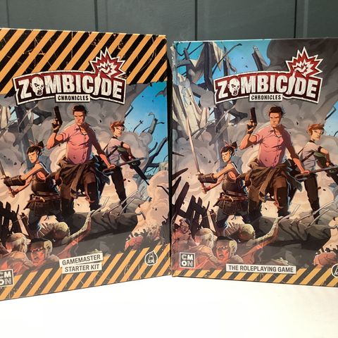 Zombicide rpg rulebook + Zombicide rpg starter kit