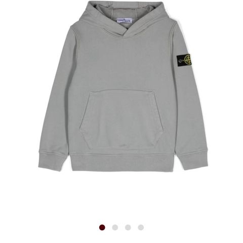 Stone Island hettegenser grå str 128/8år