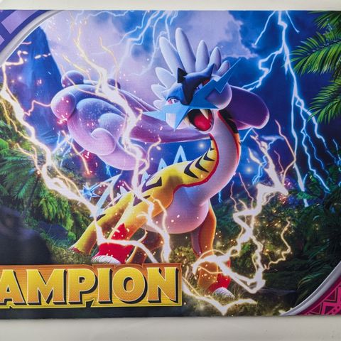 Raging Bolt Pokemon TCG League Cup CHAMPION Playmat 2024