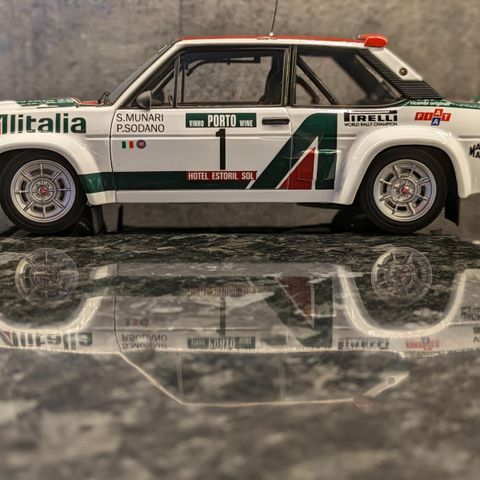 Kyosho Fiat 131 Abarth - #1 Rallye Portugal 1978 - Limited Edition - skala 1:18