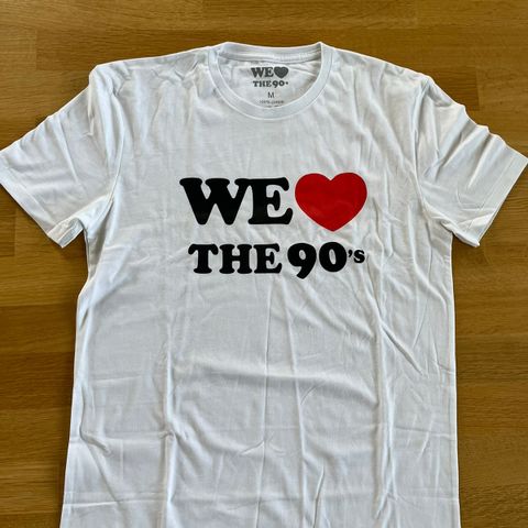Ny We love the 90’s T-skjorte