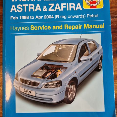 Haynes Opel Astra & Zafira 1998-2004