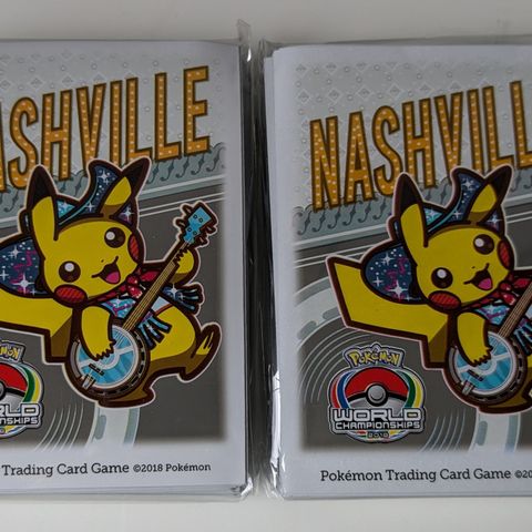 2018 Pokemon World Championships Nashville sleeves