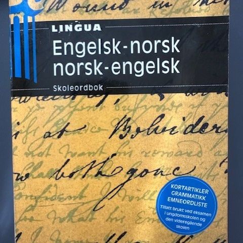 Engelsk-norsk, norsk-engelsk Ordbok