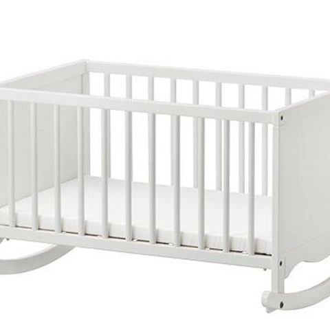 Ikea baby vugge med madrass