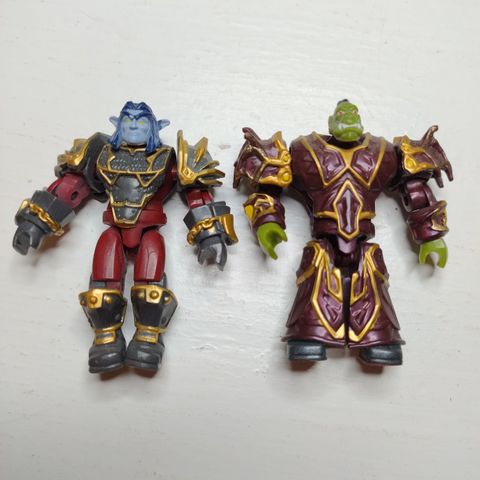 Små artikulerte World of Warcraft figurer