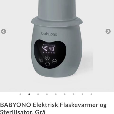 Babyono faskevarmer og sterilisator