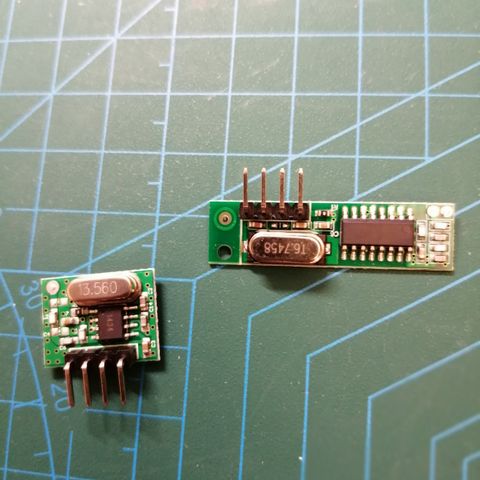 433 Mhz Superheterodyne RF Receiver and Transmitter Module