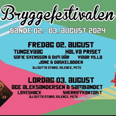 Festivalpass til Bryggefestivalen
