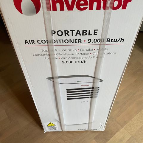 Helt ubrukt og uåpnet aircondition (portabel)