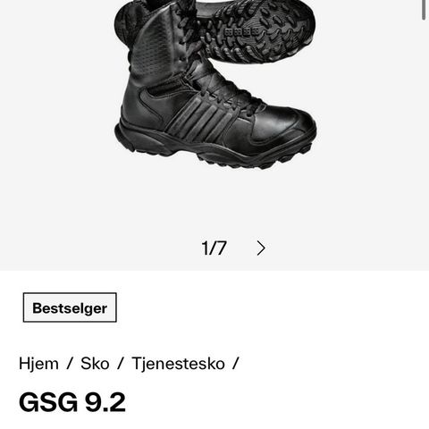 Adidas GSG 2.0 servicesko/forsvarssko