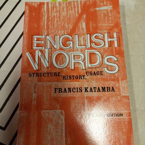 English words - engelsk pensumbok