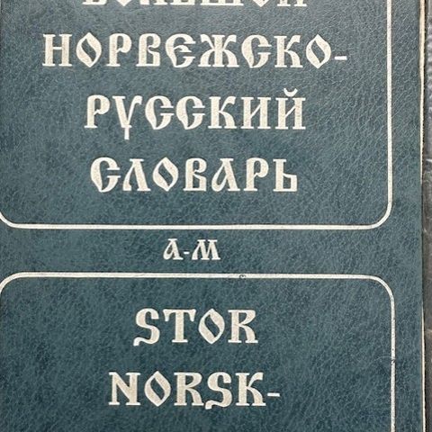 Stor norsk russisk ordbok A-M, N-Å