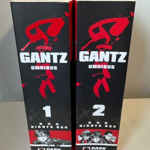 Gantz Omnibus Volume 1 og 2 Manga