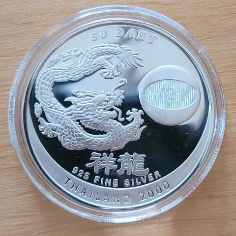 Thailand - millennium sølvmynt