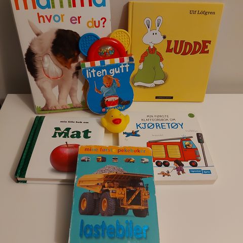 Barnebøker for de minste 1-2 år