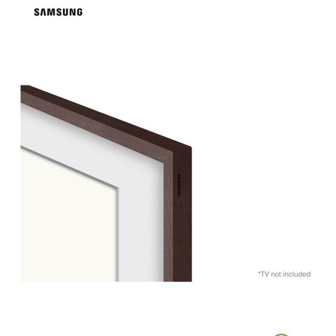 Samsung the frame 75 ramme (brun)