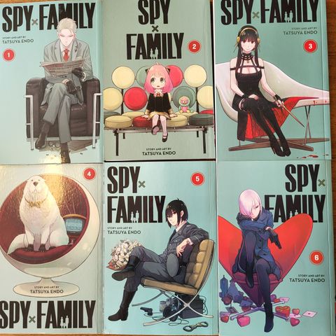 Spy x family vol. 1 til 6