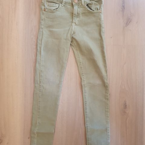 Zara - 2 stk. jeans leggings gul og grønn