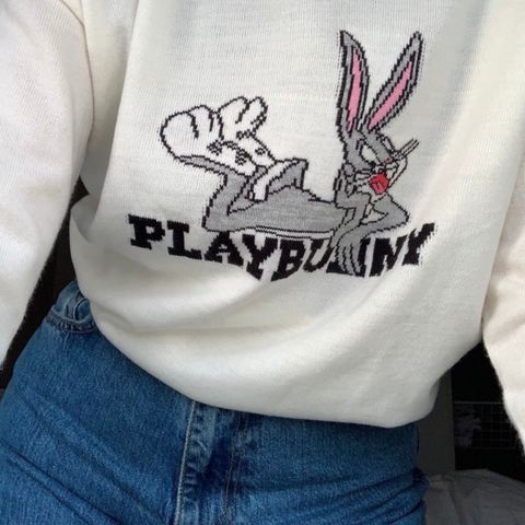 Playboy knit sweater