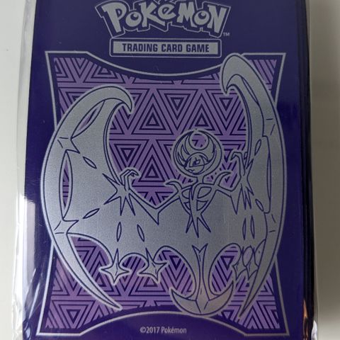 Pokemon Sun and Moon ETB Lunala sleeves