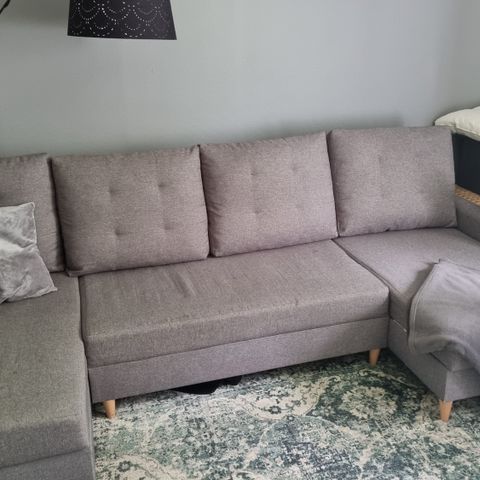 Sofa med sovefunksjon