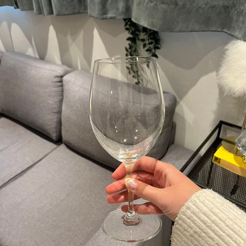 Vin og champagne glass