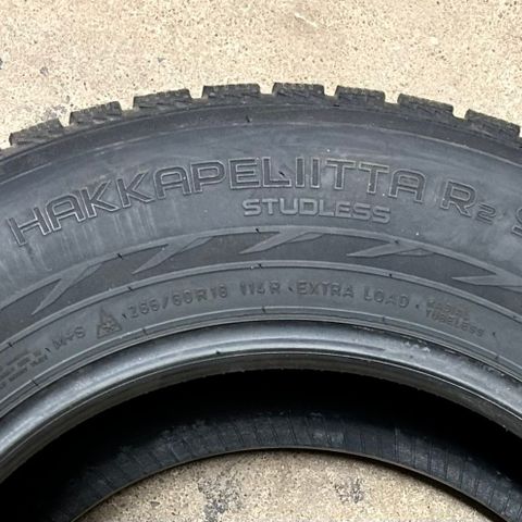 Nokian Hakkapeliitta R2 SUV 265/60R18 vinterdekk