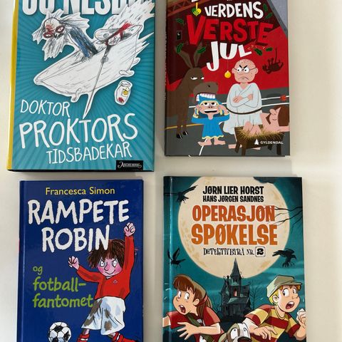 Jo Nesbø Doktor Proktors tidsbadekar/Rampete Robin/ Verdens verste jul (samlet)