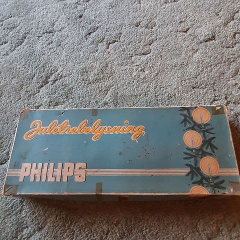 Philips juletrebelysning, retro