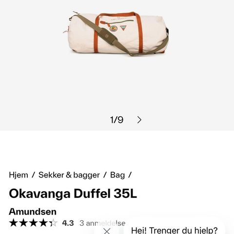 Amundsen bag