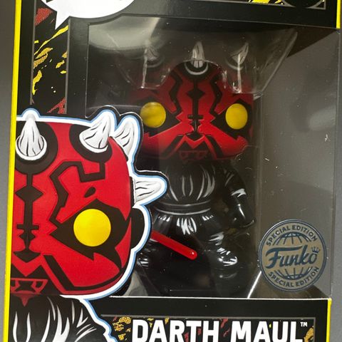 NY Darth Maul Star wars special edition Funko pop