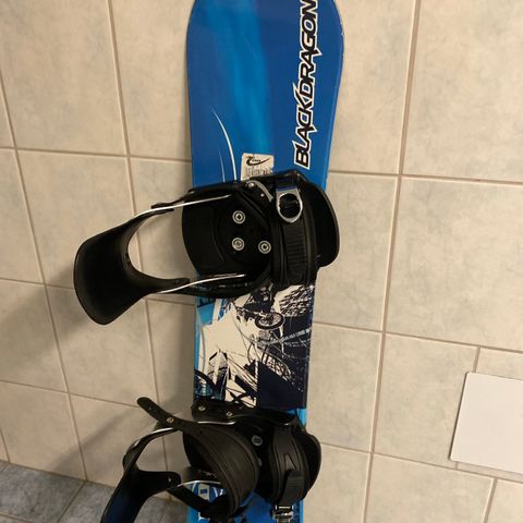Snowboard med sko