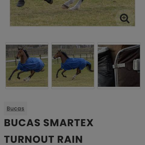 Bucas smartex regndekken 145  helt nytt