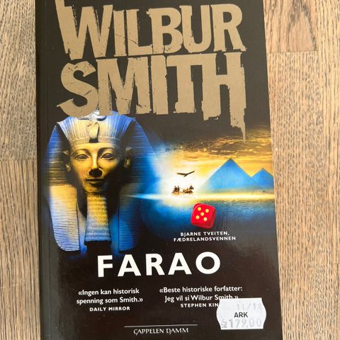 Ny, ulest, Wilbur Smith, Farao.