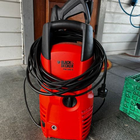 Black &Decker høytrykksspyler 1300W