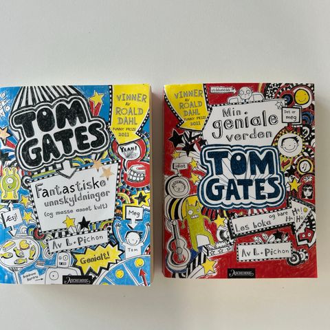 Tom Gates - Fantastiske unnskyldninger + Min geniale verden (samlet)