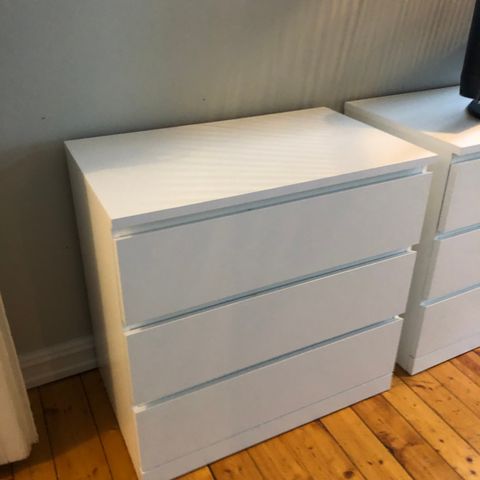 IKEA MALM KOMMODER