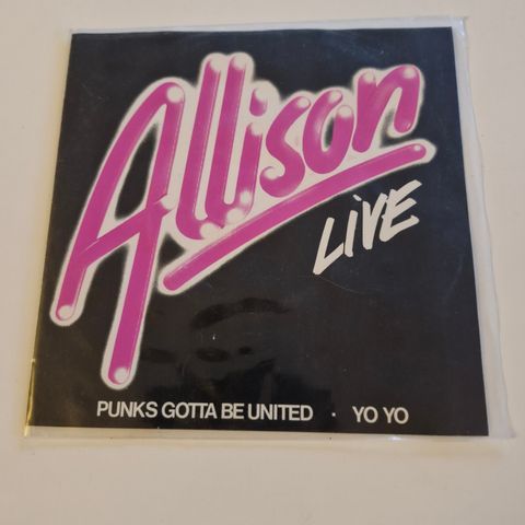 Allison Live 7"