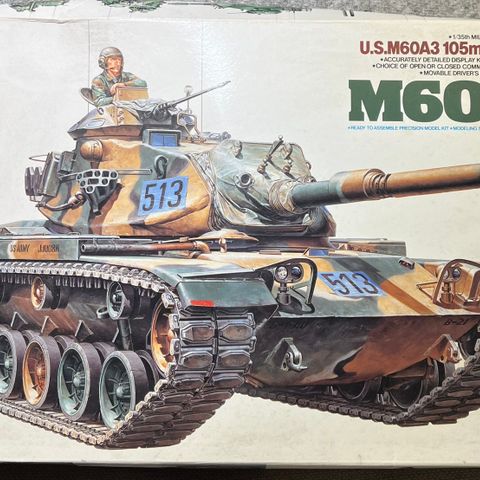 Tamiya 1:35 - U.S. M60A3 105mm Gun Tank