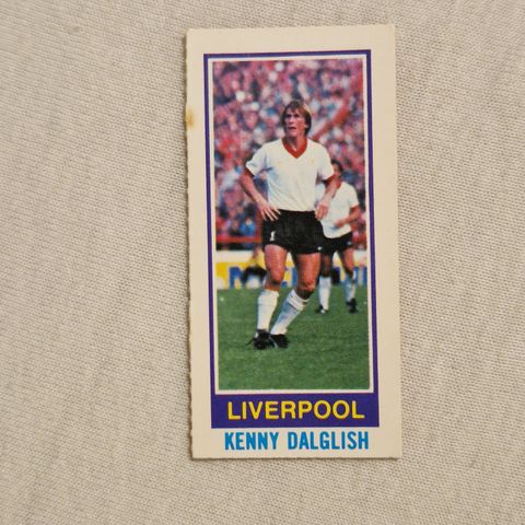 Kenny Dalglish Liverpool 1980 Topps Chewing Gum